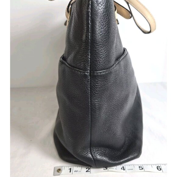 MICHAEL KORS Genuine‎ Pebble Leather Tote Bag Baguette Large Purse *READ - Picture 16 of 16